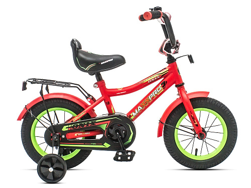 													Велосипед детский  MAXXPRO ONIX 12"  красно-зеленый ONIX-N12-3  фото 2